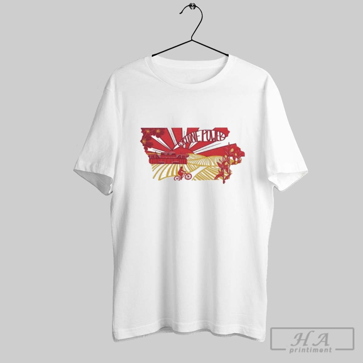 Official Iowa State Cyclones Power Outline - Adult & Kids T-Shirts, Sweatshirts & Hoodies apparel design preview 1