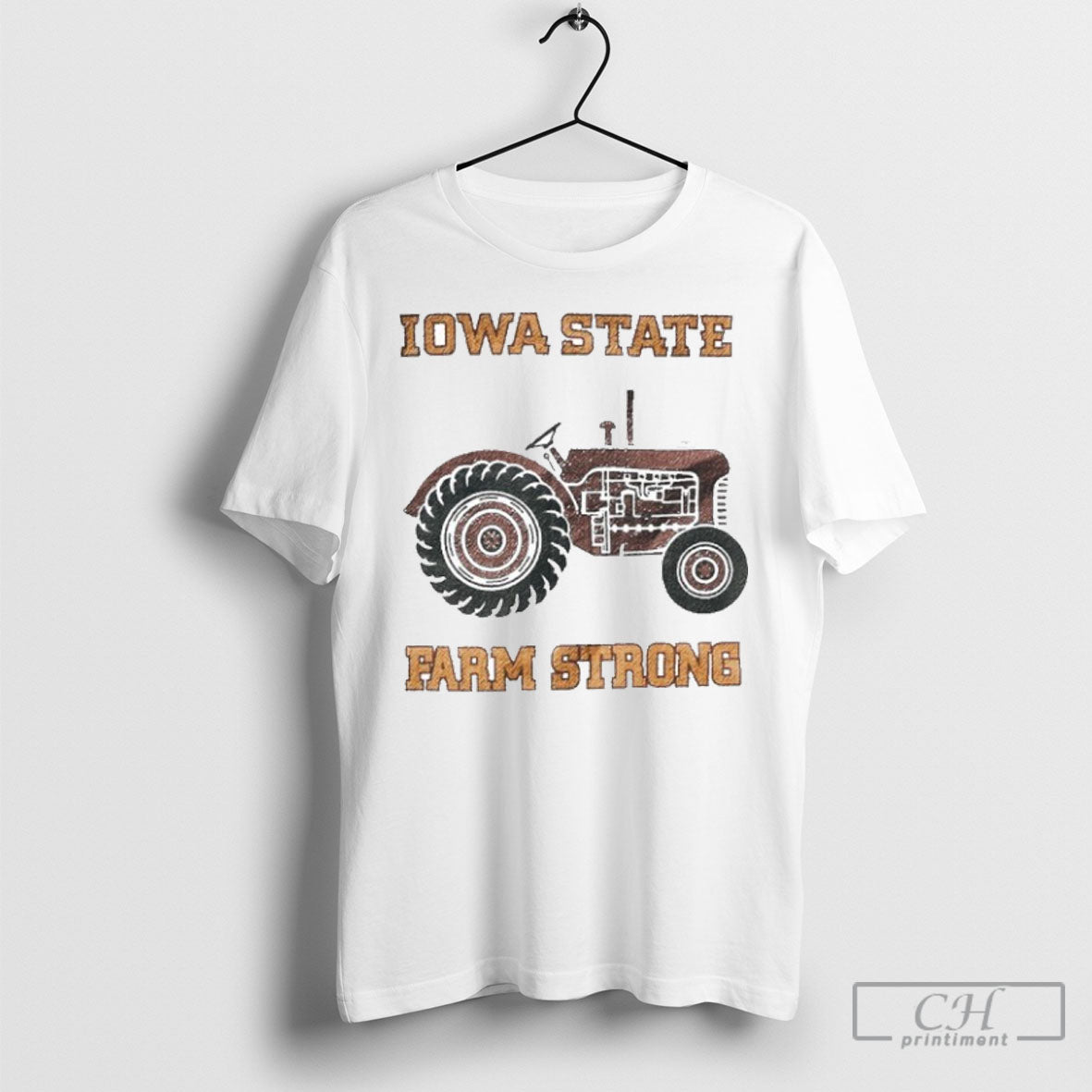 Official Iowa State Farm Strong Tractor Sweater - Adult & Kids T-Shirts, Sweatshirts & Hoodies apparel design preview 1
