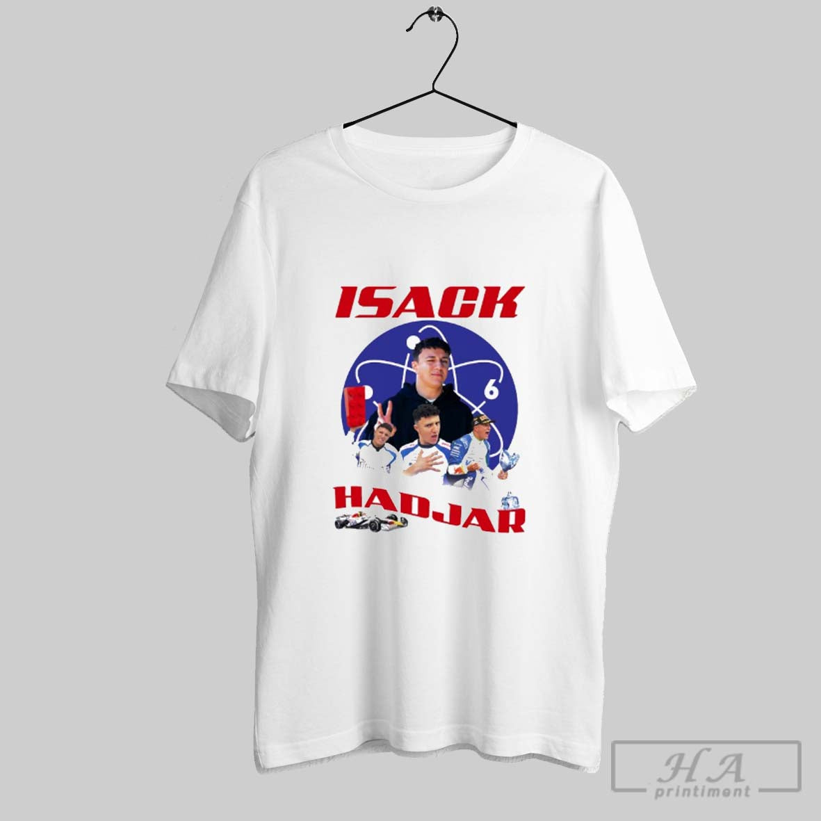Official Isack Hadjar F1 Atom - Adult & Kids T-Shirts, Sweatshirts & Hoodies apparel design preview 1