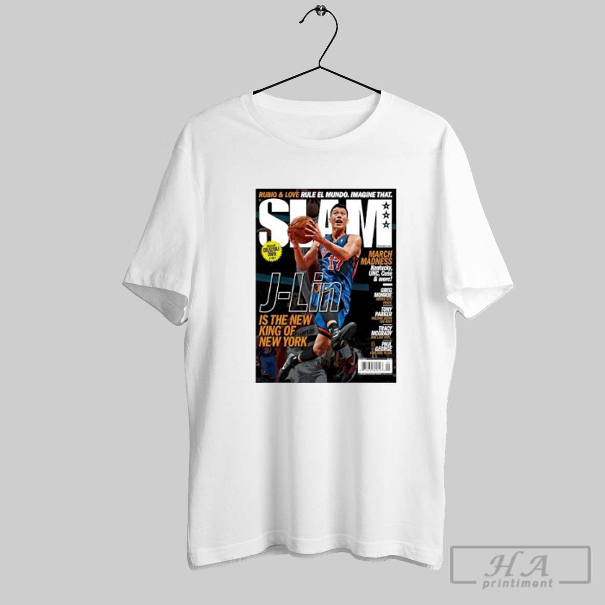 Official J Lin Is The New King Of York Basketball - Adult & Kids T-Shirts, Sweatshirts & Hoodies apparel design preview 1