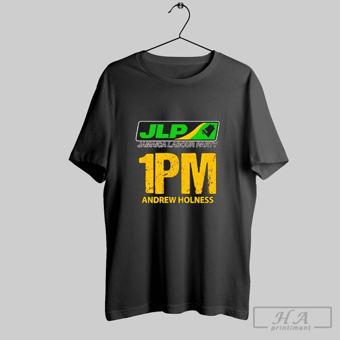 Official Jlp Jamaica Labour Party 1pm Andrew Holness - Adult & Kids T-Shirts, Sweatshirts & Hoodies apparel design preview 1