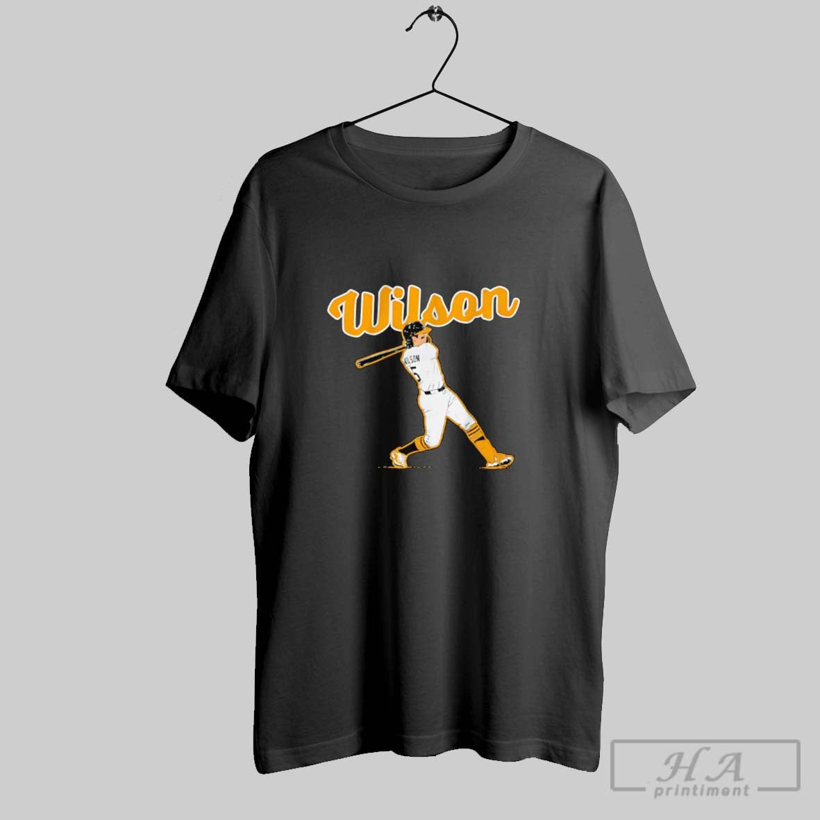 Official Jacob Wilson Oakland Athletics Slugger Swing - Adult & Kids T-Shirts, Sweatshirts & Hoodies apparel design preview 1