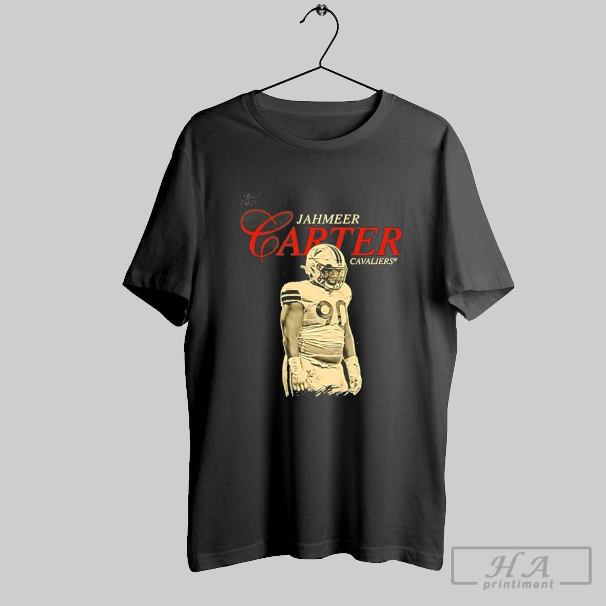 Official Jahmeer Carter Virginia Cavaliers Legacy - Adult & Kids T-Shirts, Sweatshirts & Hoodies apparel design preview 1