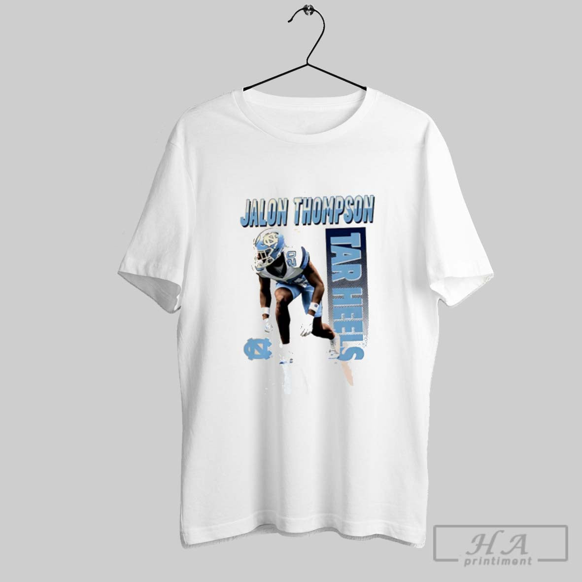 Official Jalon Thompson North Carolina Tar Heels - Adult & Kids T-Shirts, Sweatshirts & Hoodies apparel design preview 1