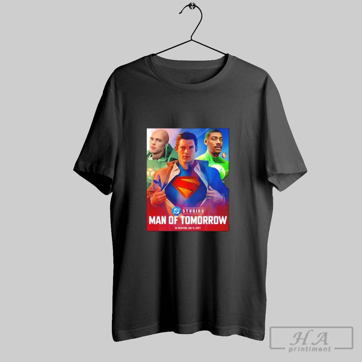 Official James Gunn Superman And Lex Luthor Man Of - Adult & Kids T-Shirts, Sweatshirts & Hoodies apparel design preview 1
