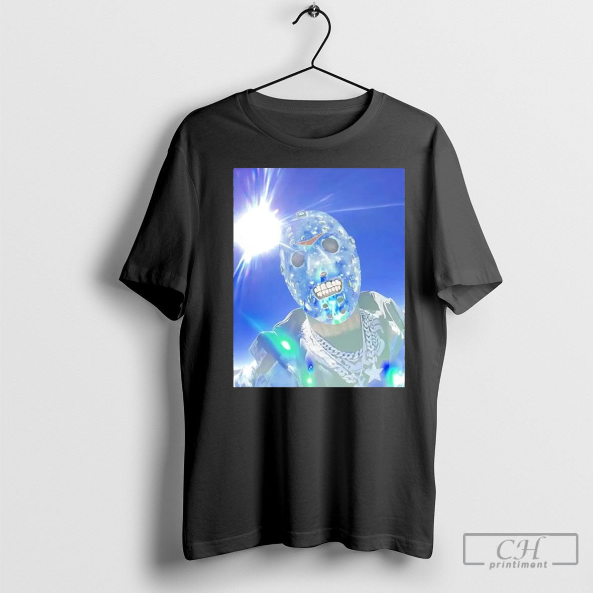 Official Jason Voorhees Diamond Face Halloween - Adult & Kids T-Shirts, Sweatshirts & Hoodies apparel design preview 1