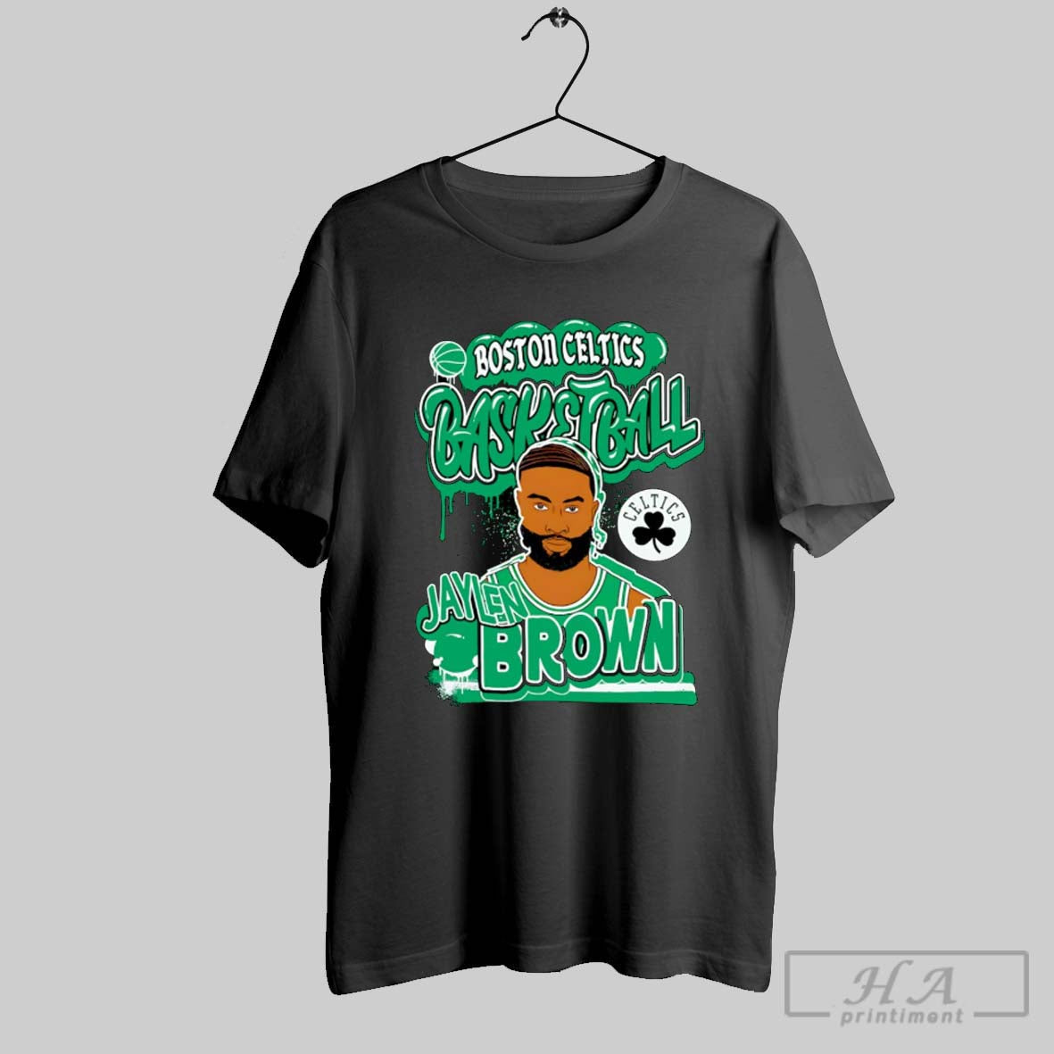 Official Jaylen Brown Boston Celtics Basketball 2025 - Adult & Kids T-Shirts, Sweatshirts & Hoodies apparel design preview 1