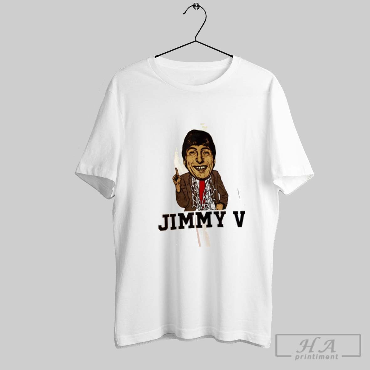 Official Jimmy V Nc State Basketball Carivature - Adult & Kids T-Shirts, Sweatshirts & Hoodies apparel design preview 1