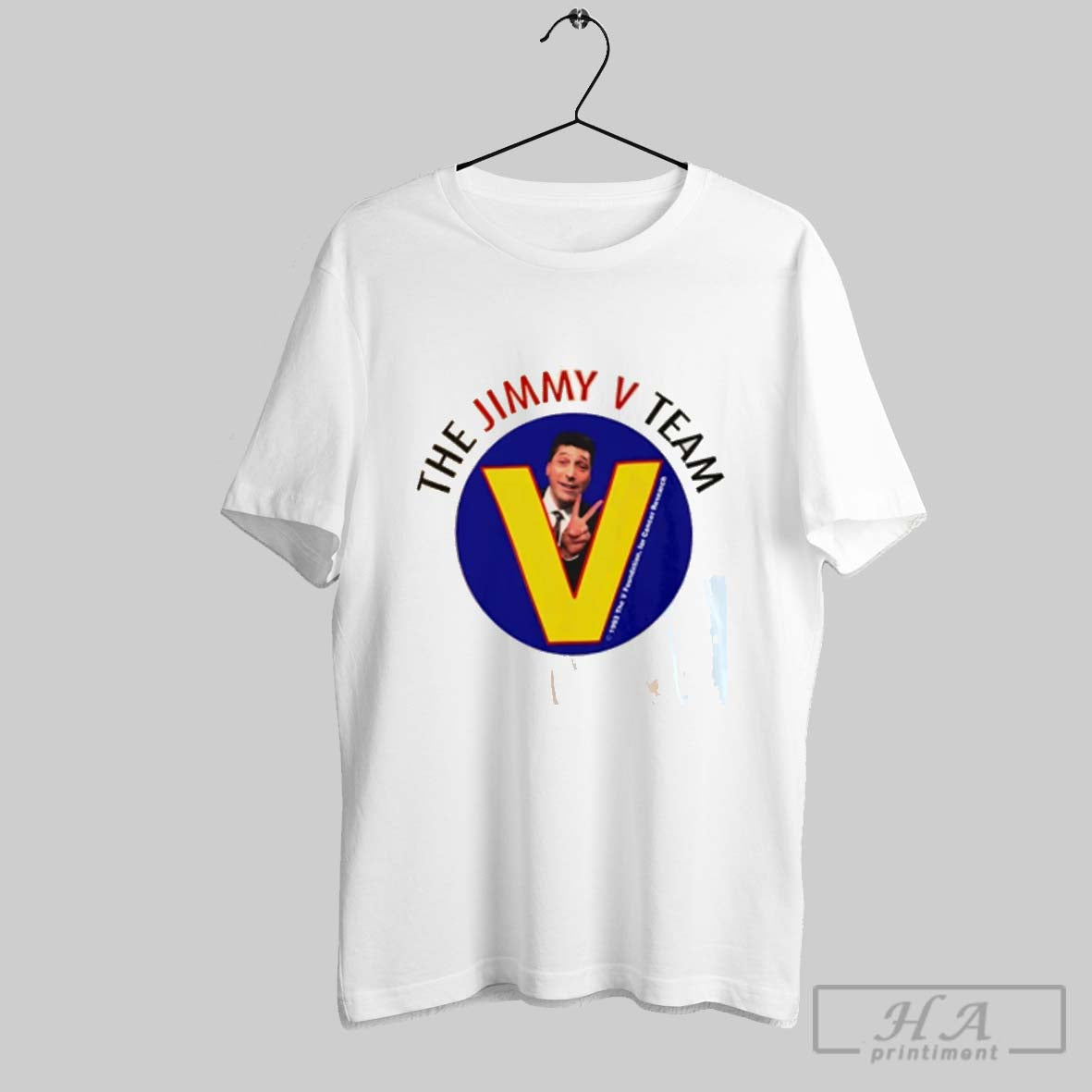 Official Jimmy Valvano The V Team - Adult & Kids T-Shirts, Sweatshirts & Hoodies apparel design preview 1