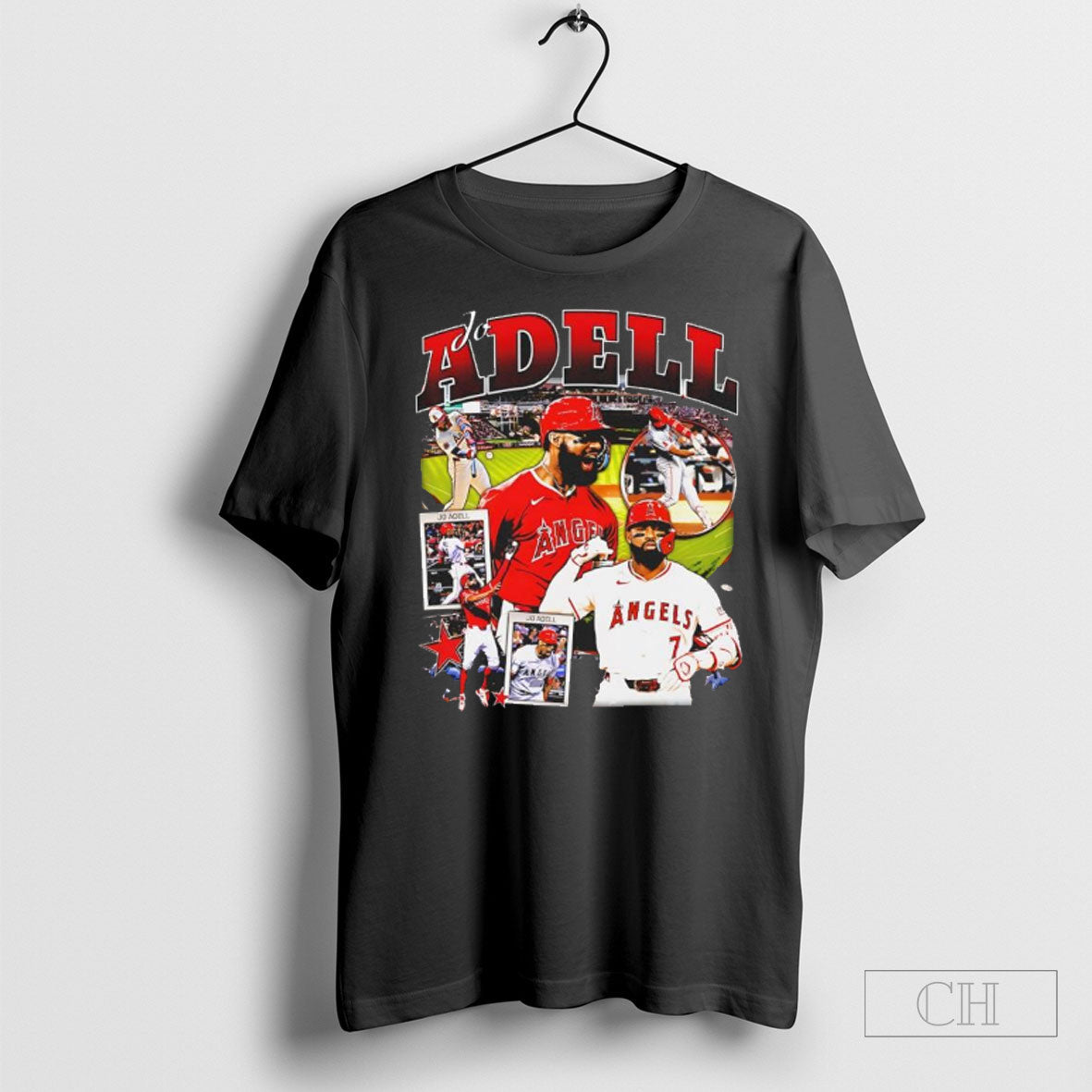 Official Jo Adell Los Angeles Angels Baseball Player - Adult & Kids T-Shirts, Sweatshirts & Hoodies apparel design preview 1
