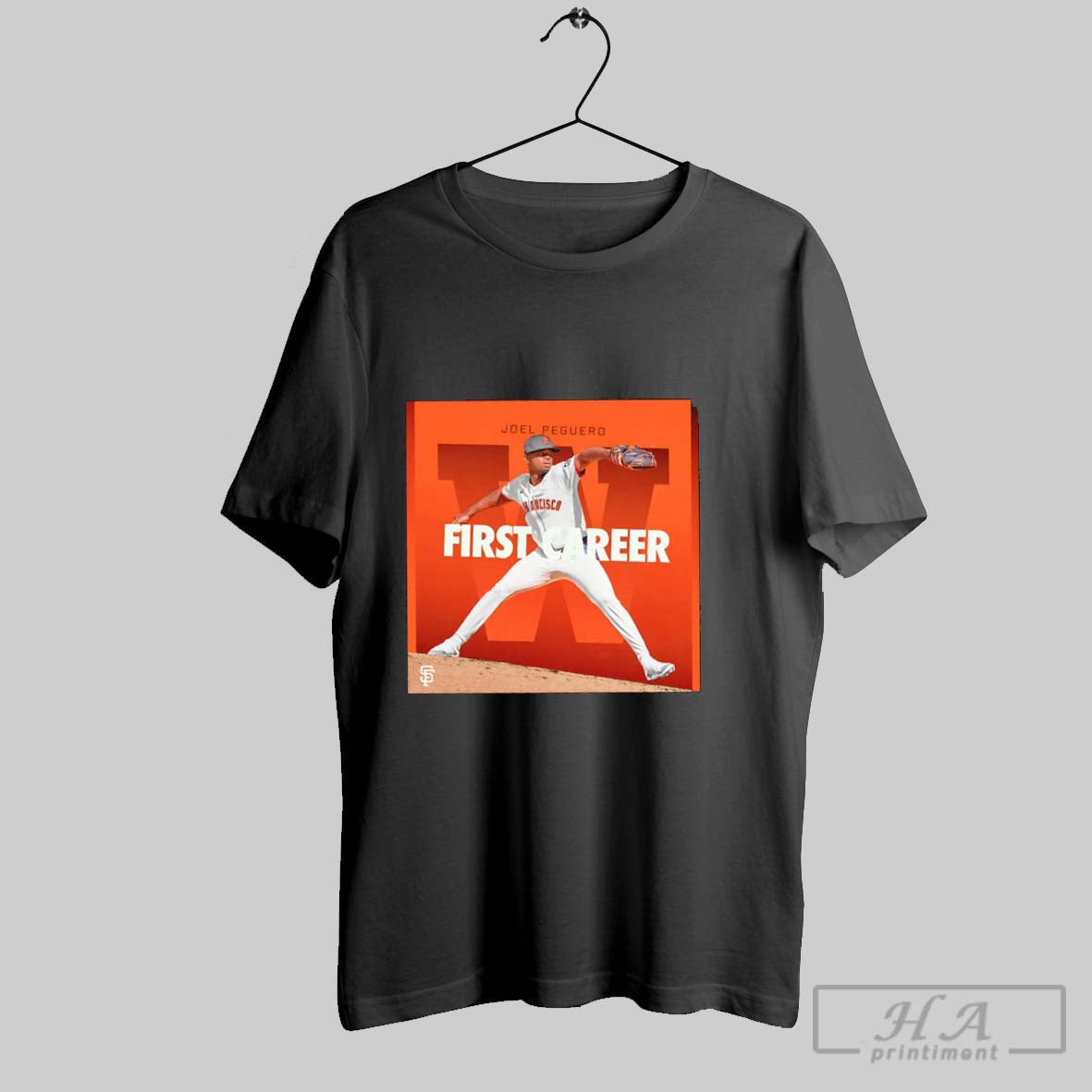 Official Joel Peguero First Career Sf Giants - Adult & Kids T-Shirts, Sweatshirts & Hoodies apparel design preview 1