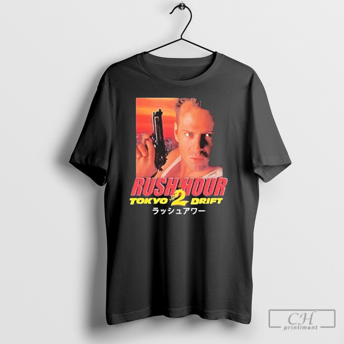Official John Mcclane Rush Hour Fast And The Furious - Adult & Kids T-Shirts, Sweatshirts & Hoodies apparel design preview 1