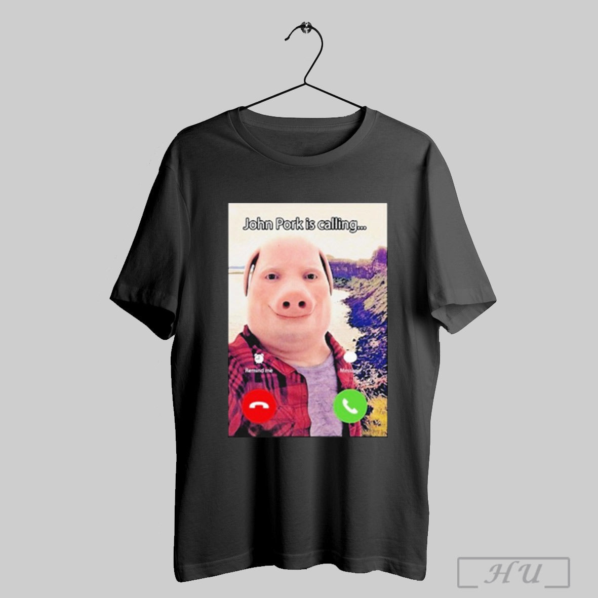 Official John Pork Is Calling - Adult & Kids T-Shirts, Sweatshirts & Hoodies apparel design preview 1