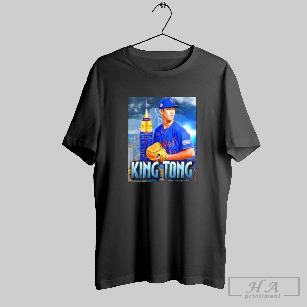 Official Jonah Tong King New York Mets Mlb - Adult & Kids T-Shirts, Sweatshirts & Hoodies apparel design preview 1