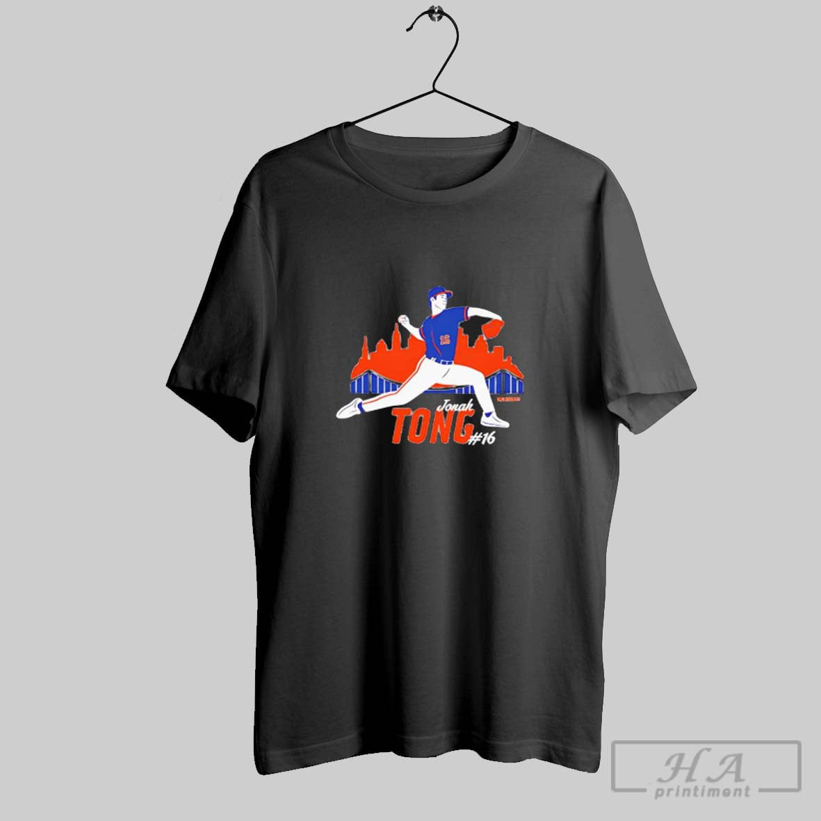 Official Jonah Tong New York Mets Baseball The - Adult & Kids T-Shirts, Sweatshirts & Hoodies apparel design preview 1