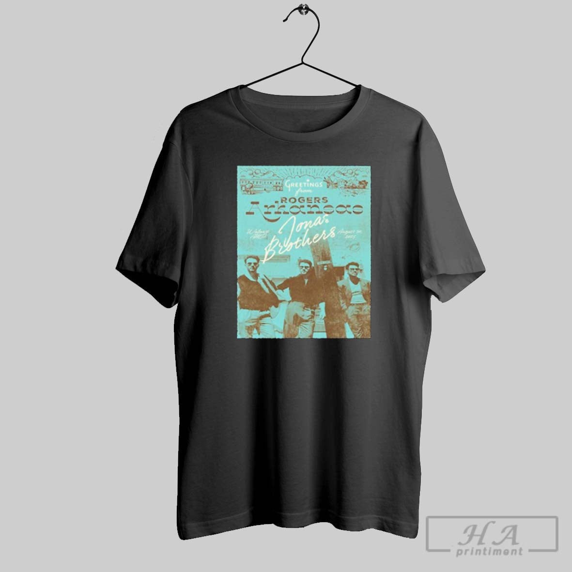 Official Jonas Brothers 08 30 2025 Greetings From - Adult & Kids T-Shirts, Sweatshirts & Hoodies apparel design preview 1