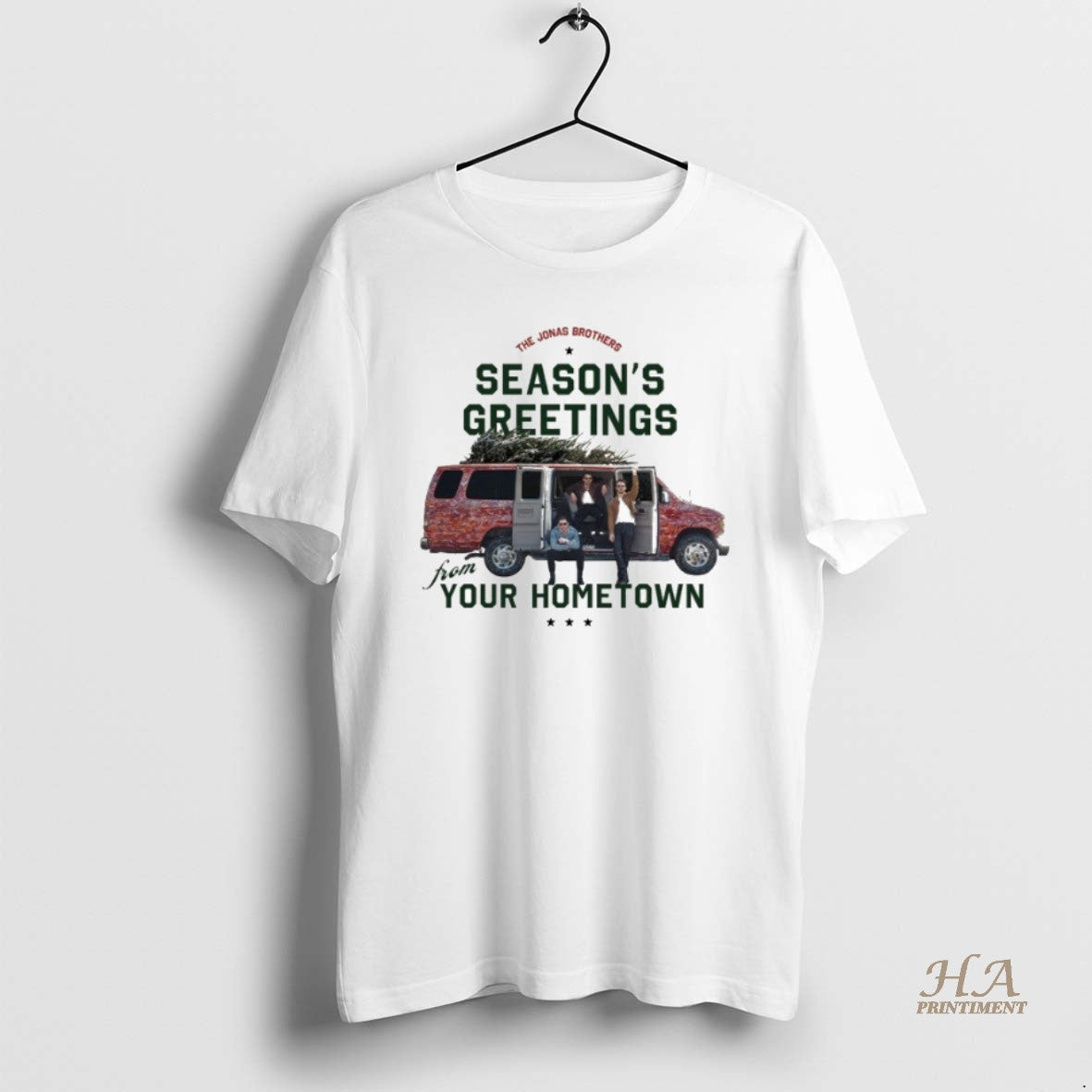 Official Jonas Brothers Seasons Greetings From Your - Adult & Kids T-Shirts, Sweatshirts & Hoodies apparel design preview 1
