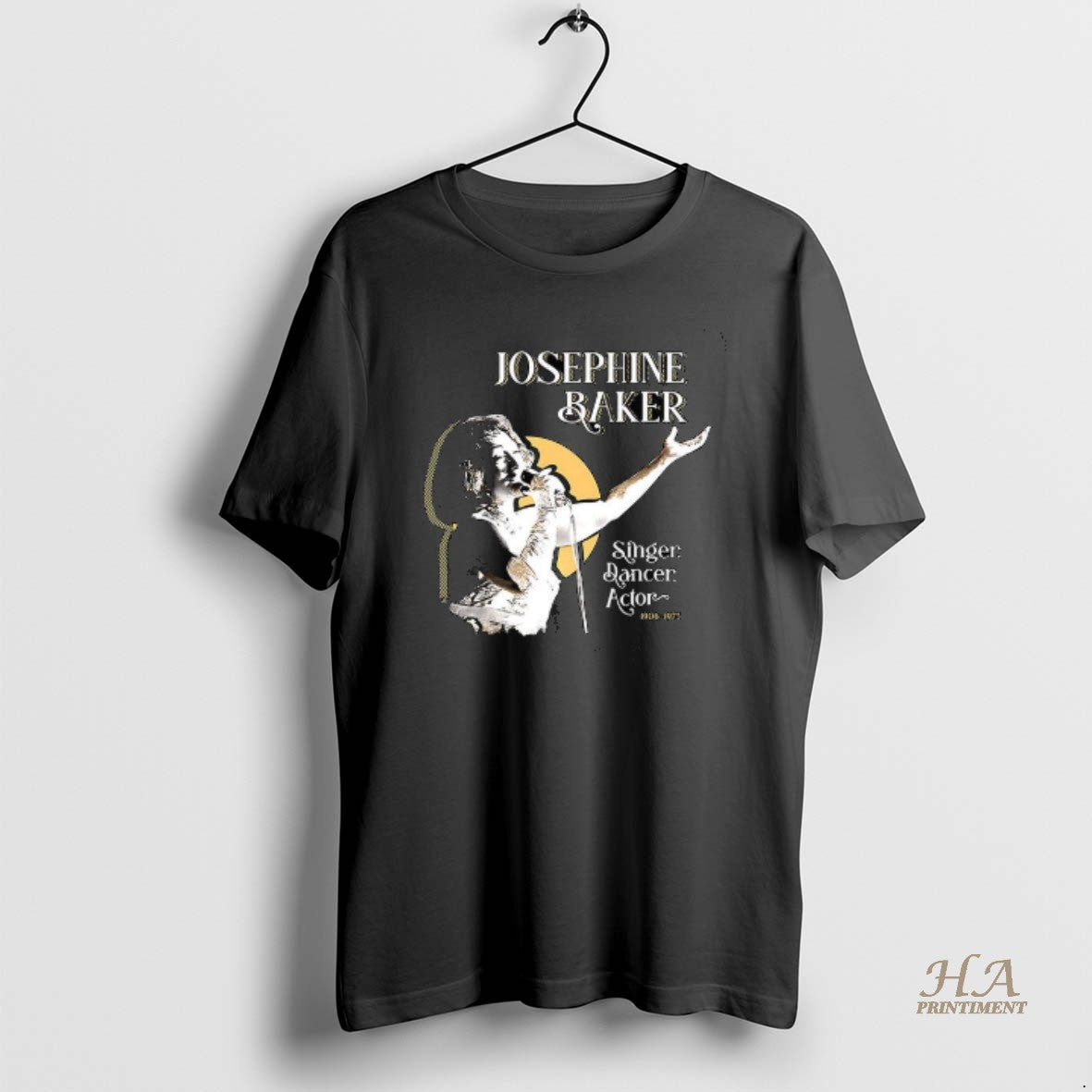 Official Josephine Baker Singer Dancer Actor 1906 - Adult & Kids T-Shirts, Sweatshirts & Hoodies apparel design preview 1