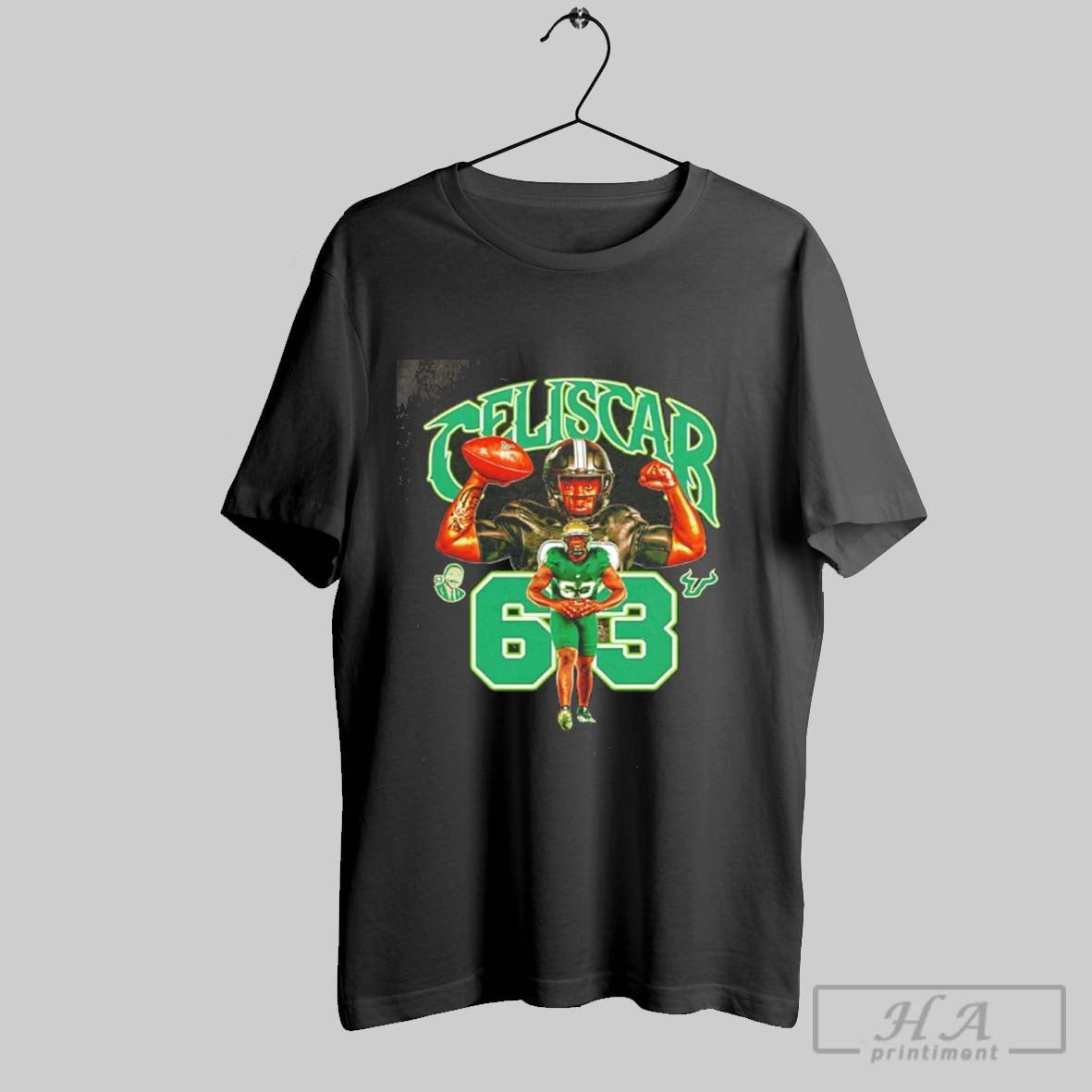 Official Joshua Celiscar South Florida Bulls Player - Adult & Kids T-Shirts, Sweatshirts & Hoodies apparel design preview 1
