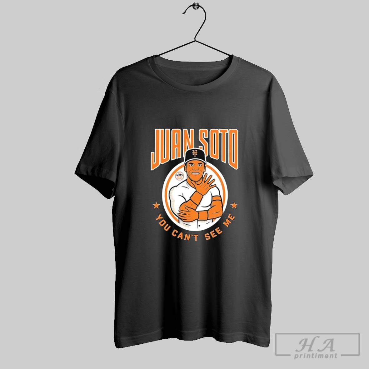 Official Juan Soto You Cant See Me New York Mets - Adult & Kids T-Shirts, Sweatshirts & Hoodies apparel design preview 1