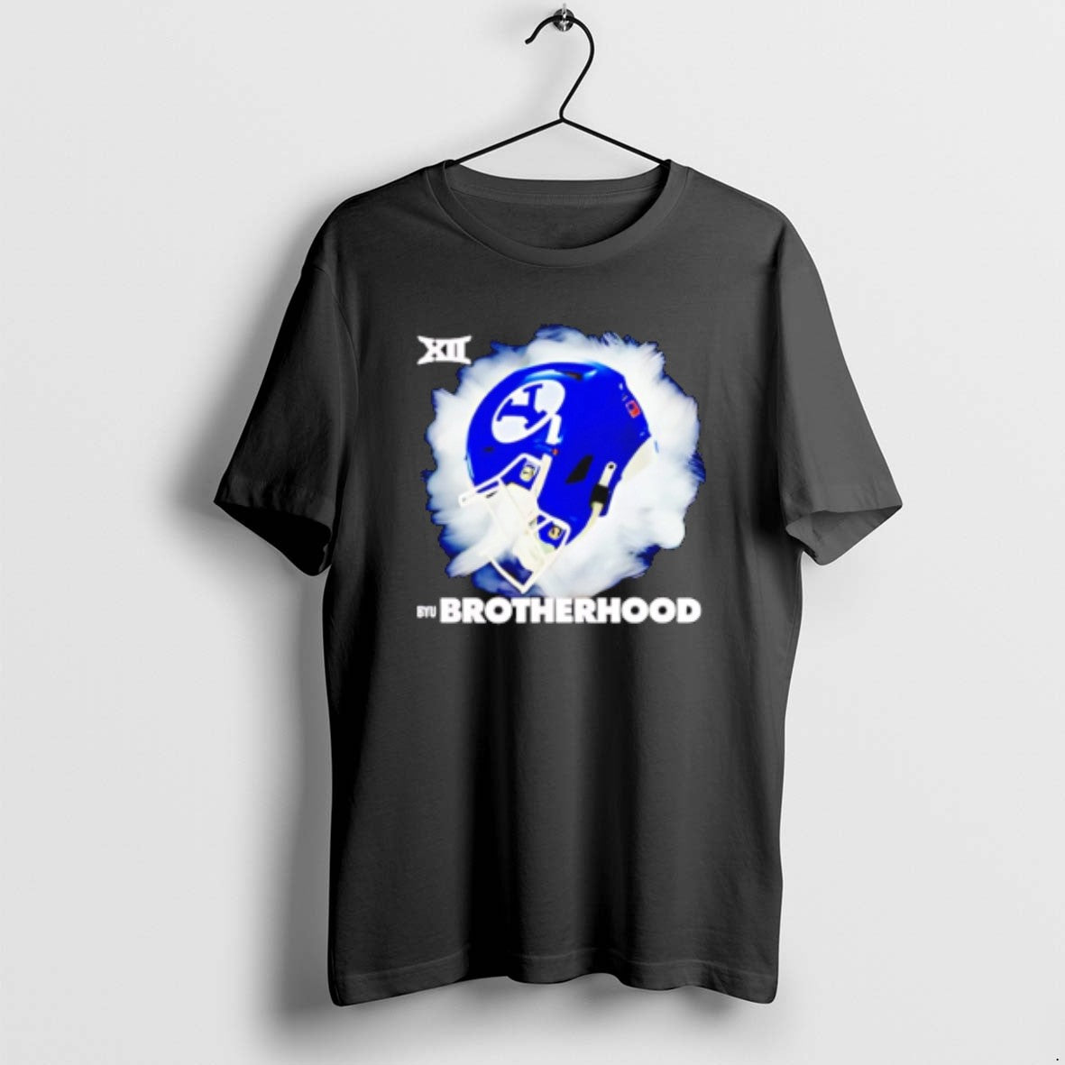 Official Kalani Sitake Byu Brotherhood Helmet - Adult & Kids T-Shirts, Sweatshirts & Hoodies apparel design preview 1
