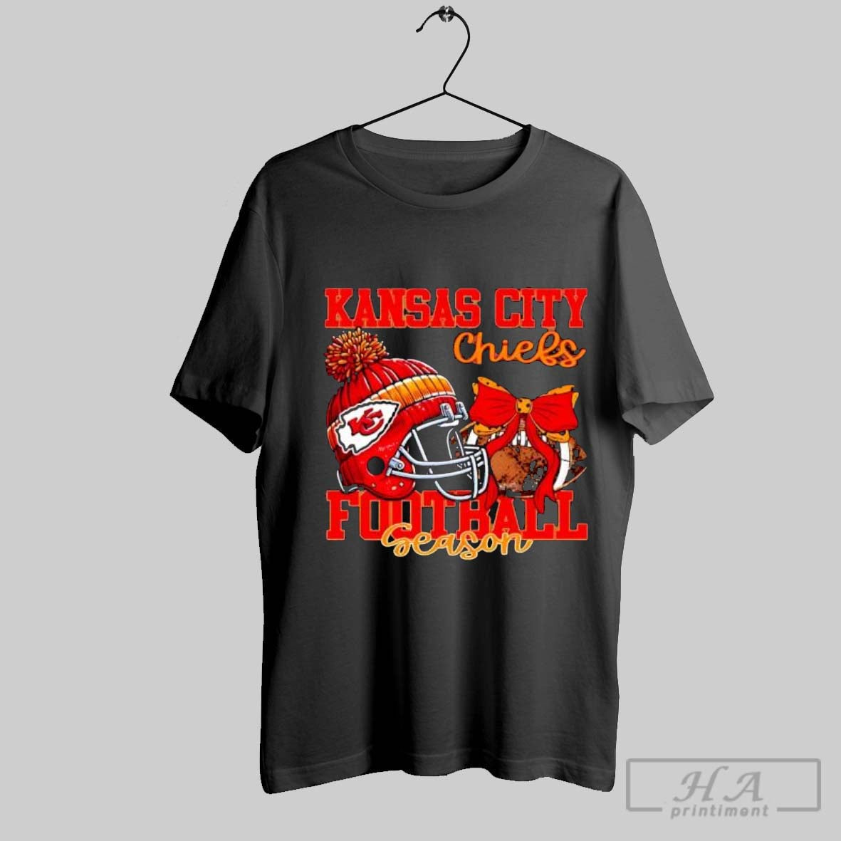 Official Kansas City Chiefs Football Season Beanie - Adult & Kids T-Shirts, Sweatshirts & Hoodies apparel design preview 1
