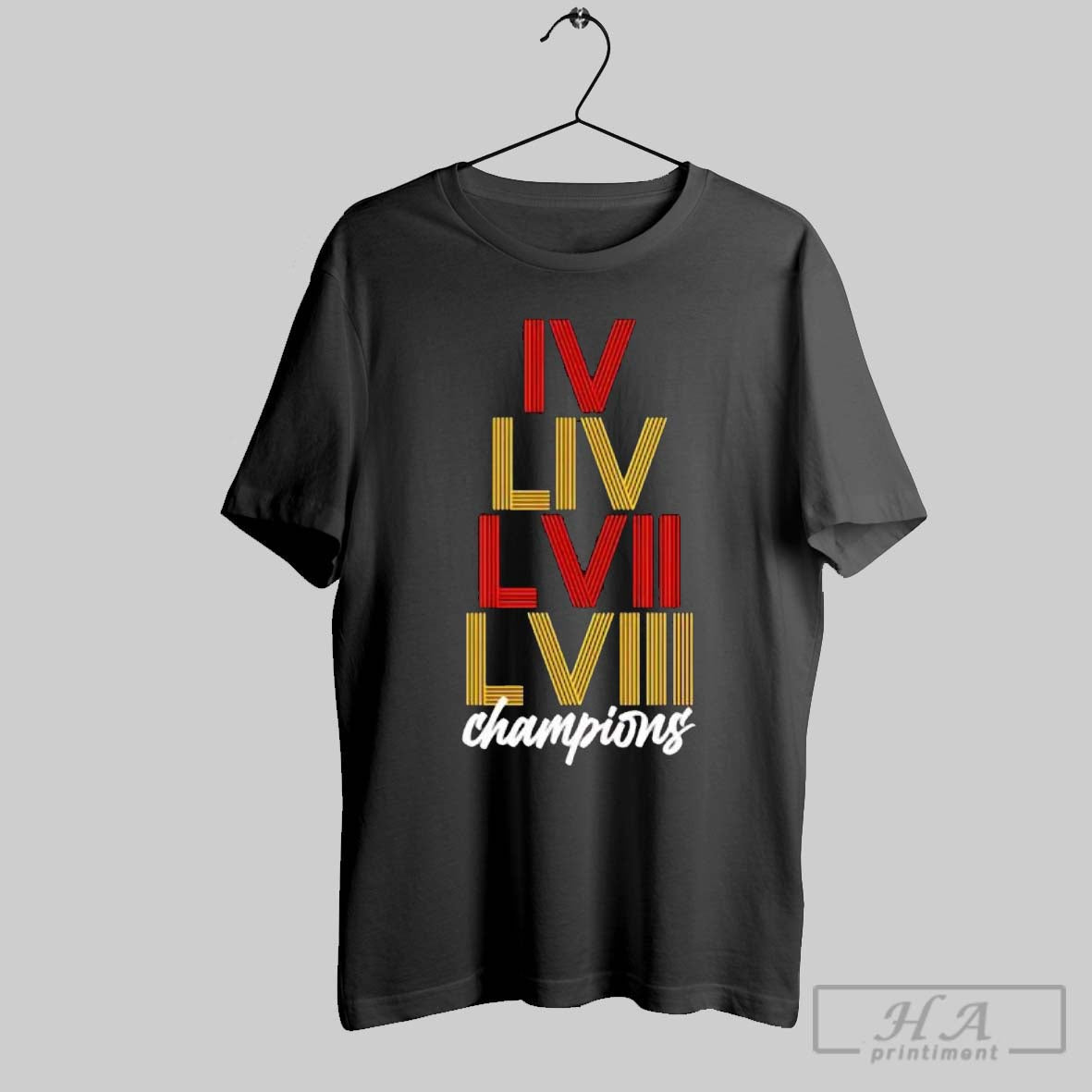 Official Kansas City Chiefs Lviii Stack Football - Adult & Kids T-Shirts, Sweatshirts & Hoodies apparel design preview 1