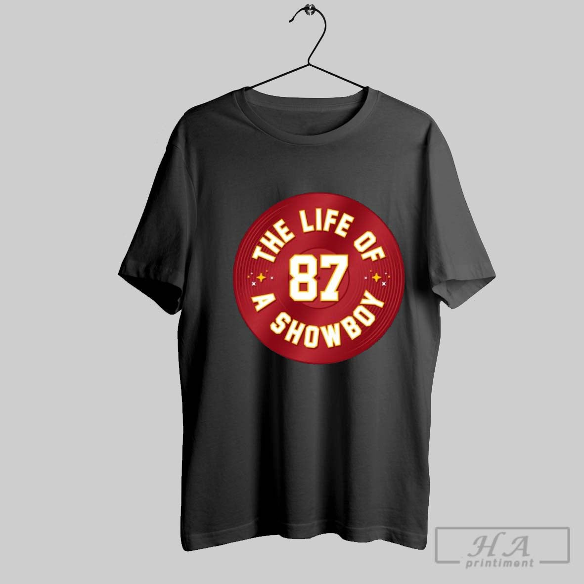 Official Kansas City Chiefs The Life Of A Showboy 87 - Adult & Kids T-Shirts, Sweatshirts & Hoodies apparel design preview 1