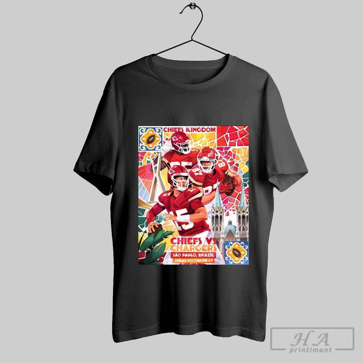 Official Kansas City Chiefs Vs Los Angeles Chargers - Adult & Kids T-Shirts, Sweatshirts & Hoodies apparel design preview 1