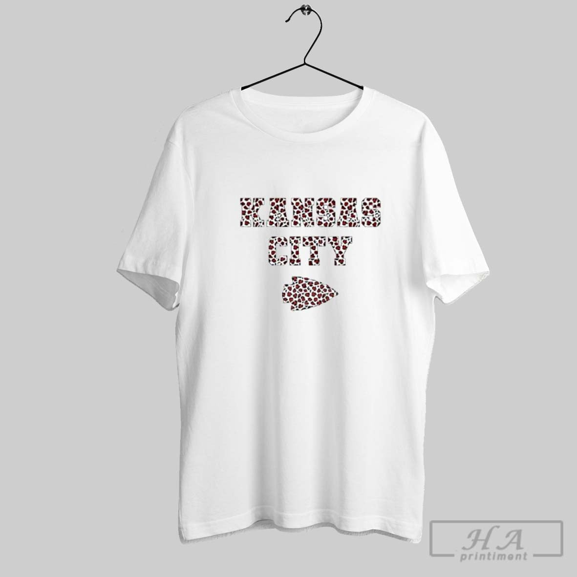 Official Kansas City Leopard Print Football Fan - Adult & Kids T-Shirts, Sweatshirts & Hoodies apparel design preview 1