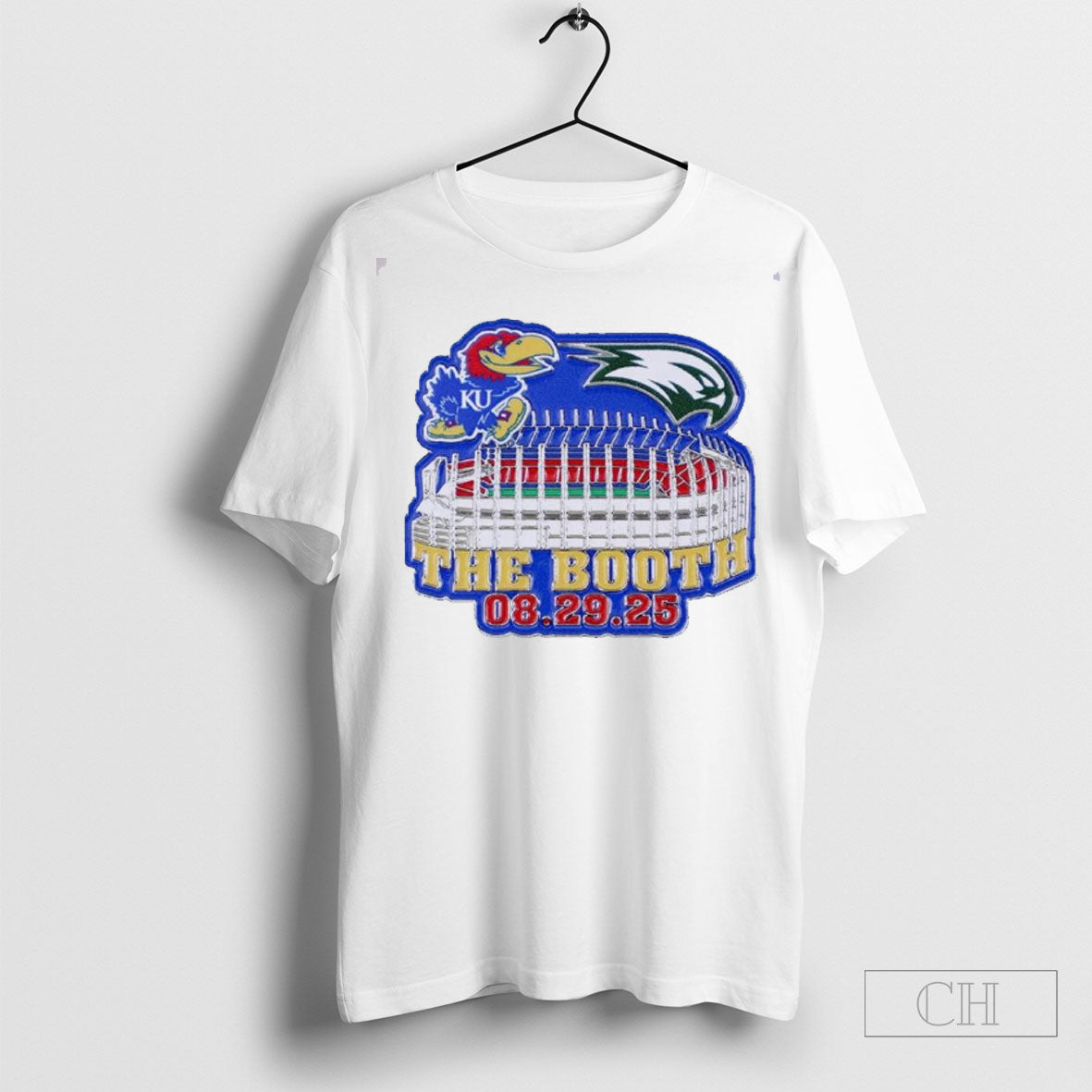 Official Kansas Jayhawks Vs Wagner Seahawks 2025 Game - Adult & Kids T-Shirts, Sweatshirts & Hoodies apparel design preview 1
