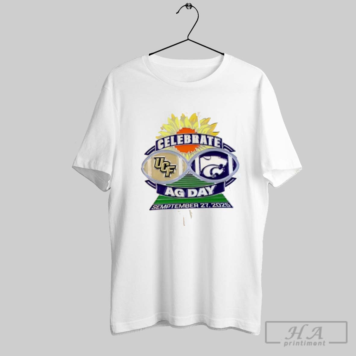 Official Kansas State Wildcats Vs Ucf Knights 2025 - Adult & Kids T-Shirts, Sweatshirts & Hoodies apparel design preview 1