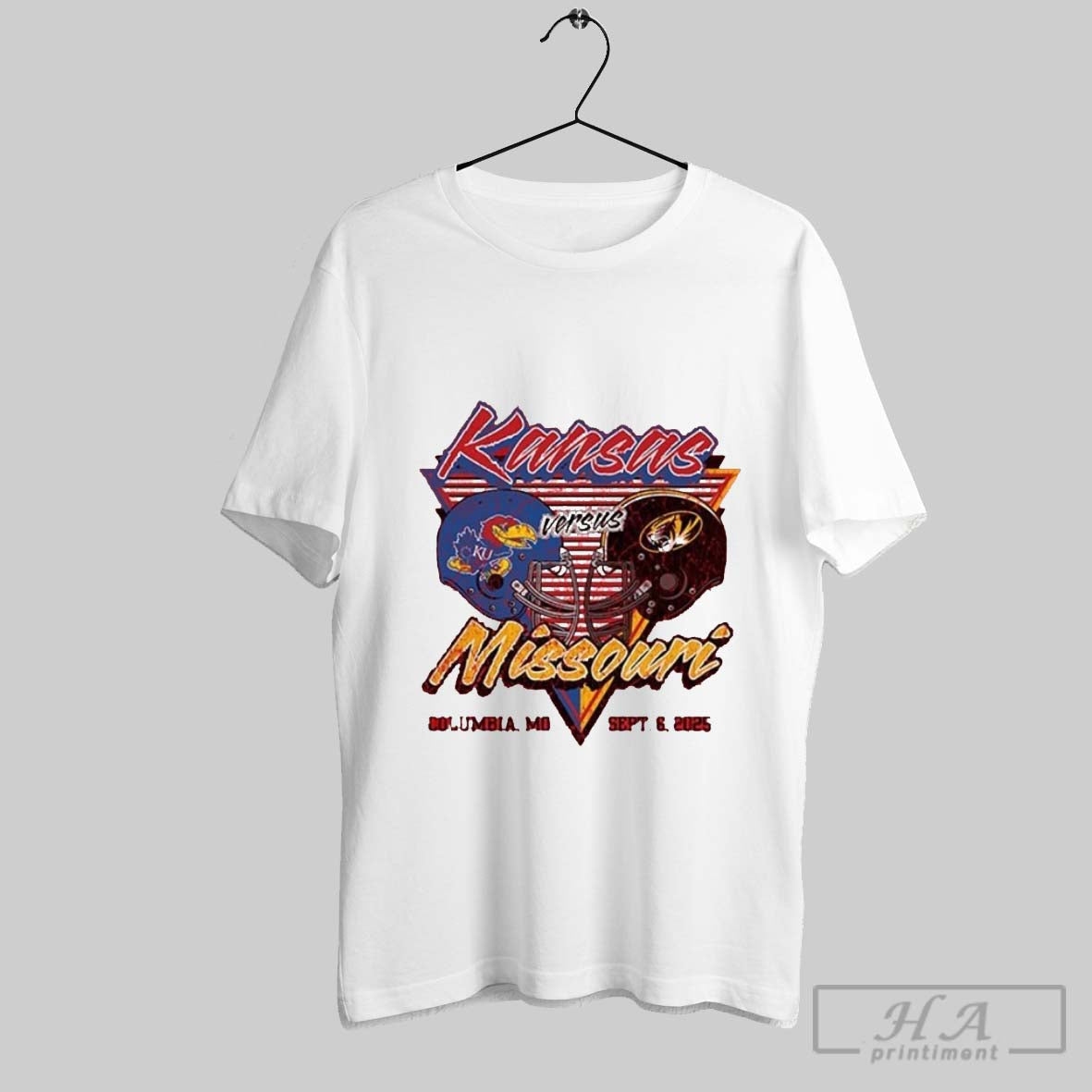 Official Kansas Vs Missouri September 6 2025 Columbia - Adult & Kids T-Shirts, Sweatshirts & Hoodies apparel design preview 1