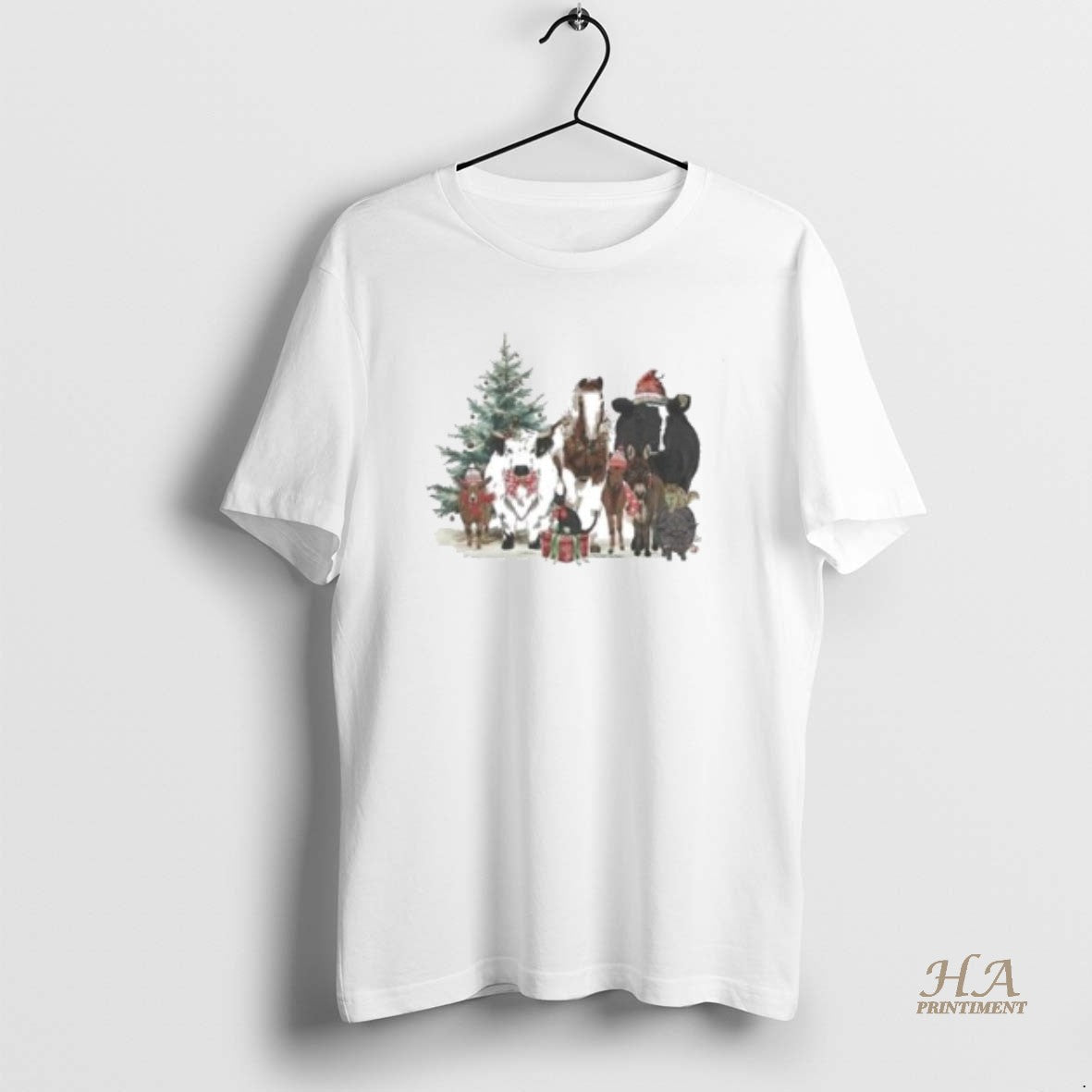 Official Katie Van Slyke Festive Farm Christmas 2025 - Adult & Kids T-Shirts, Sweatshirts & Hoodies apparel design preview 1