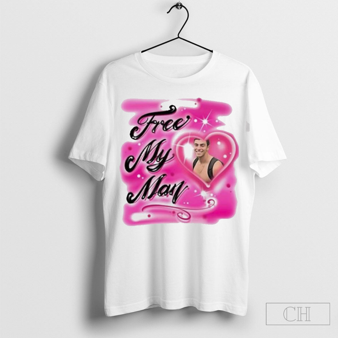 Official Keiajah Free My Man Luigi Mangione - Adult & Kids T-Shirts, Sweatshirts & Hoodies apparel design preview 1