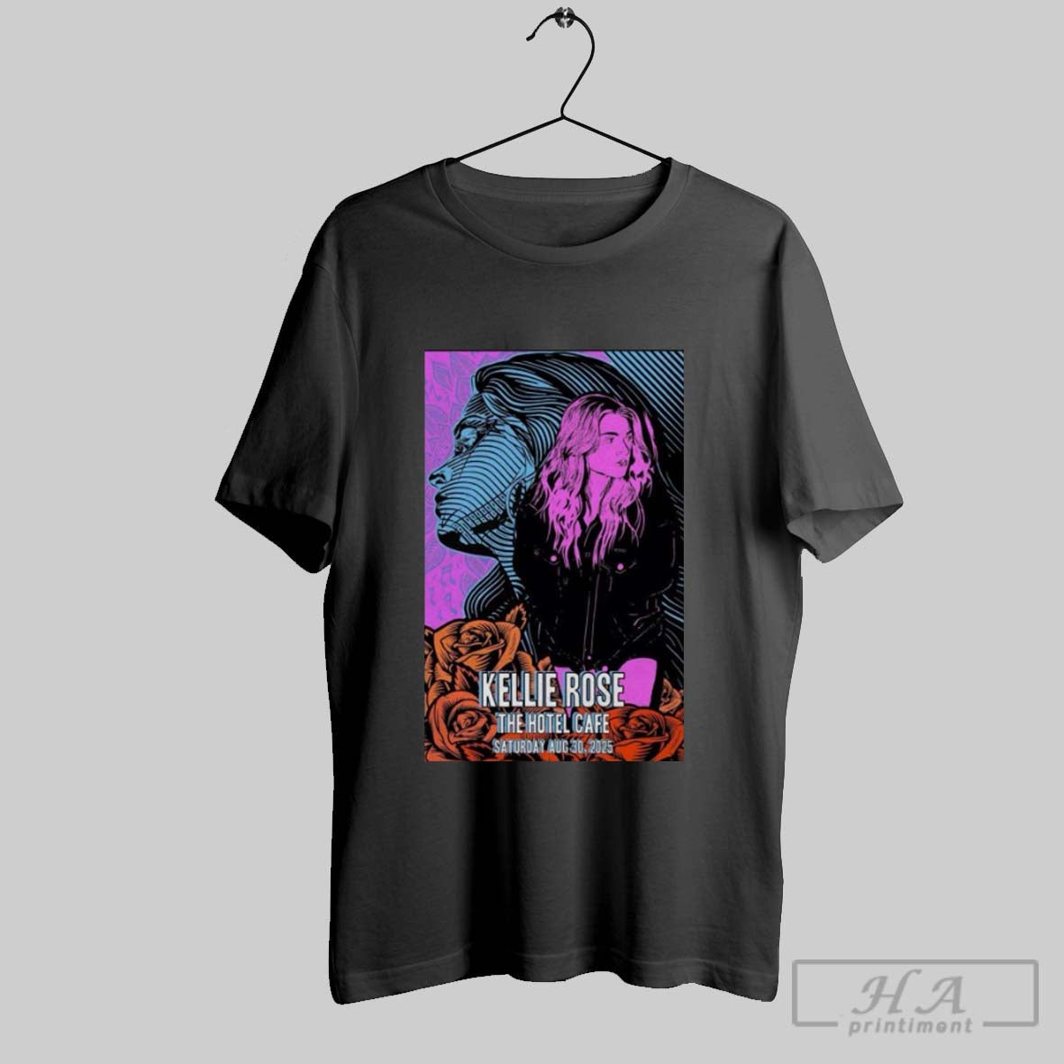 Official Kellie Rose The Hotel Cafe Tour Los Angeles - Adult & Kids T-Shirts, Sweatshirts & Hoodies apparel design preview 1