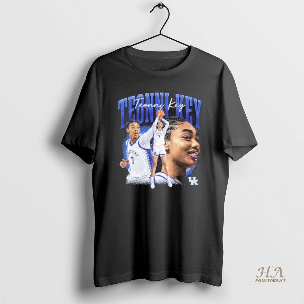Official Kentucky Wildcats Volleyball Teonni Key - Adult & Kids T-Shirts, Sweatshirts & Hoodies apparel design preview 1