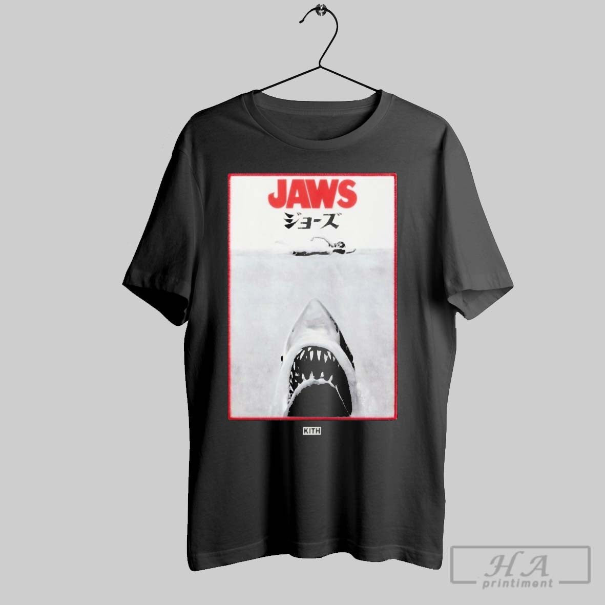 Official Kith For Jaws Japanese - Adult & Kids T-Shirts, Sweatshirts & Hoodies apparel design preview 1