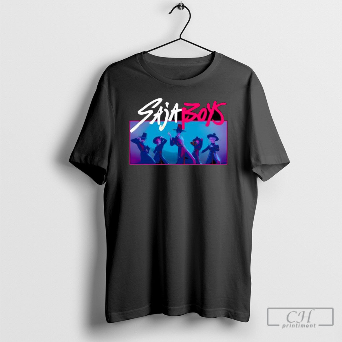 Official Kpop Demon Hunters Saja Boys Comfort Colors - Adult & Kids T-Shirts, Sweatshirts & Hoodies apparel design preview 1