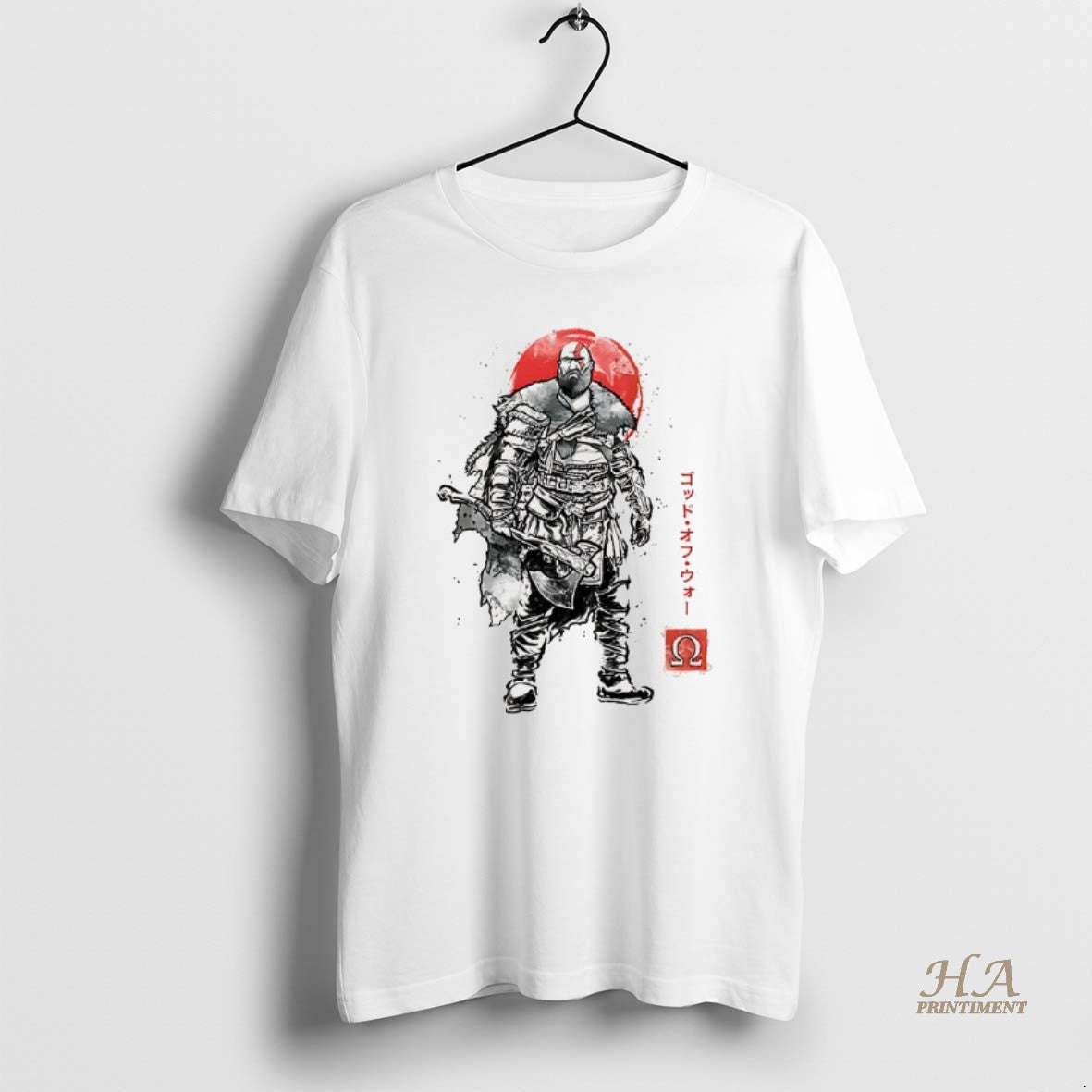 Official Kratos God Of War Characters The Rustlord - Adult & Kids T-Shirts, Sweatshirts & Hoodies apparel design preview 1