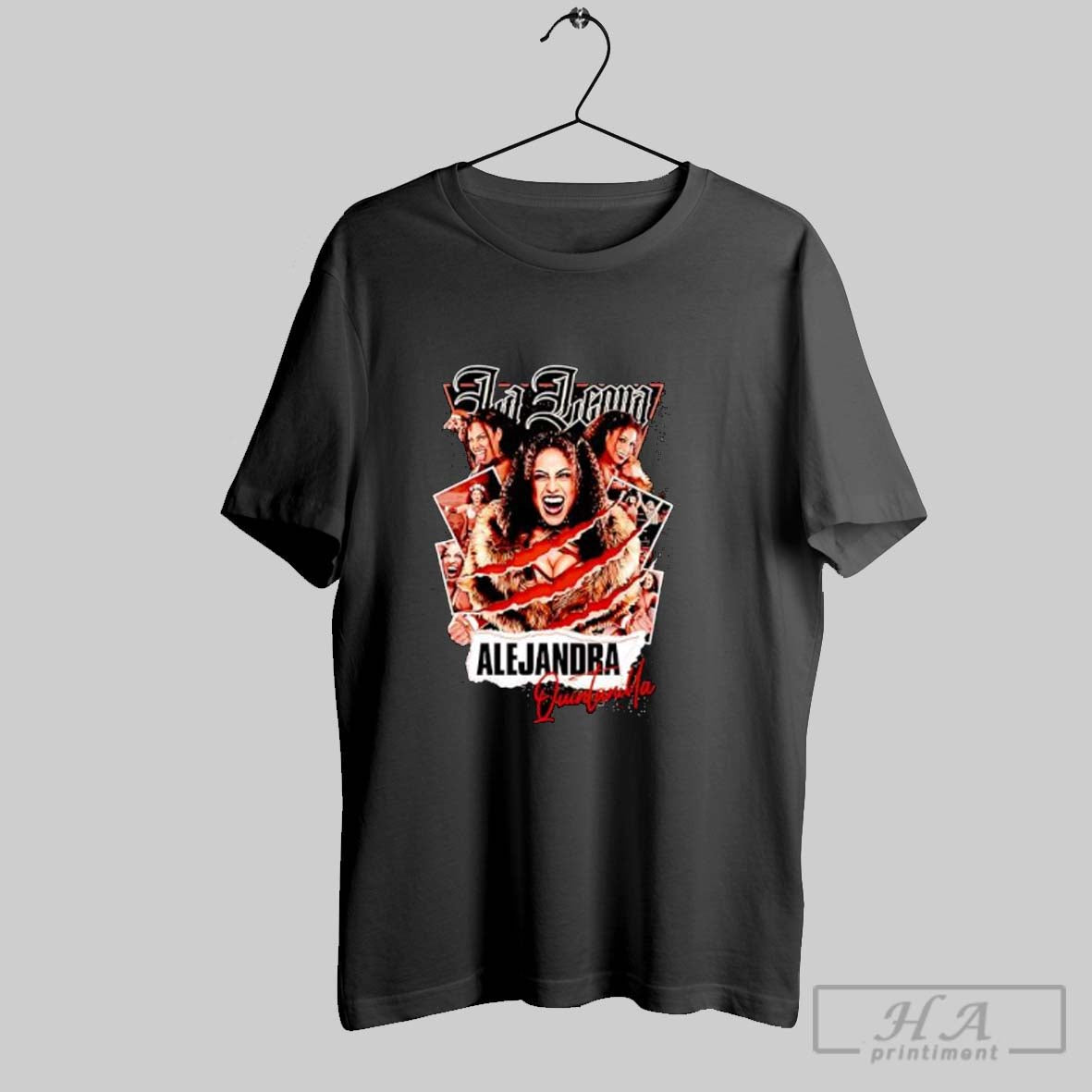 Official La Leona Alejandra Quintanilla Wrestling - Adult & Kids T-Shirts, Sweatshirts & Hoodies apparel design preview 1