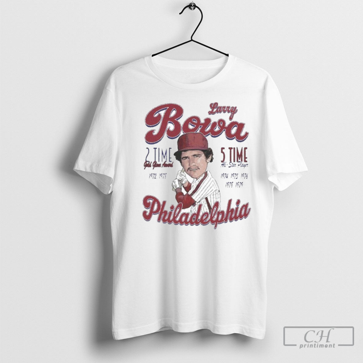 Official Larry Bowa Philadelphia Phillies Comic 5 - Adult & Kids T-Shirts, Sweatshirts & Hoodies apparel design preview 1
