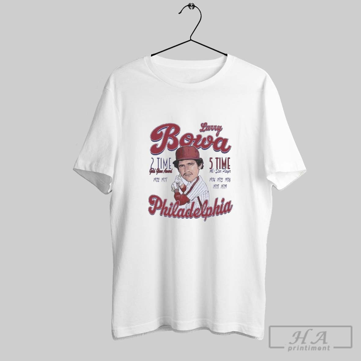 Official Larry Bowa Philadelphia Phillies Comic 5 - Adult & Kids T-Shirts, Sweatshirts & Hoodies apparel design preview 1