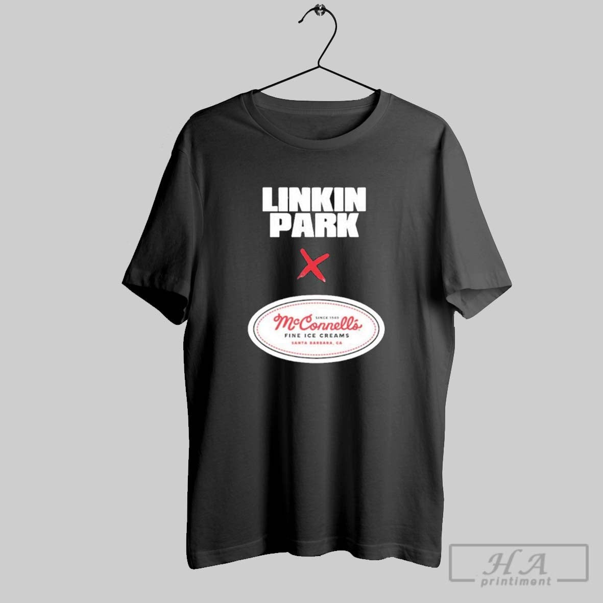 Official Linkin Park X Mcconnells Logo Fine Ice - Adult & Kids T-Shirts, Sweatshirts & Hoodies apparel design preview 1