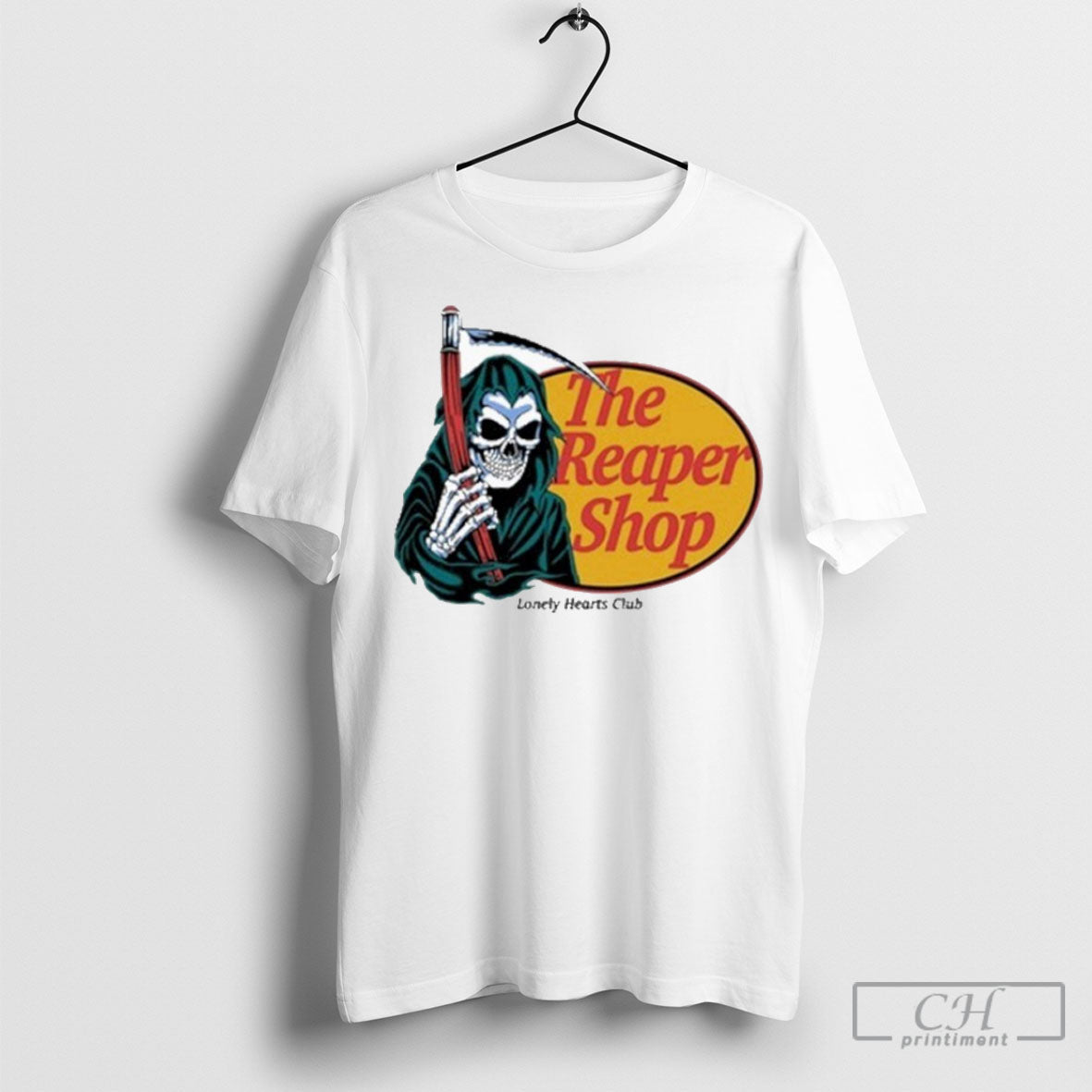Official Lonely Hearts Club The Reaper Shop - Adult & Kids T-Shirts, Sweatshirts & Hoodies apparel design preview 1