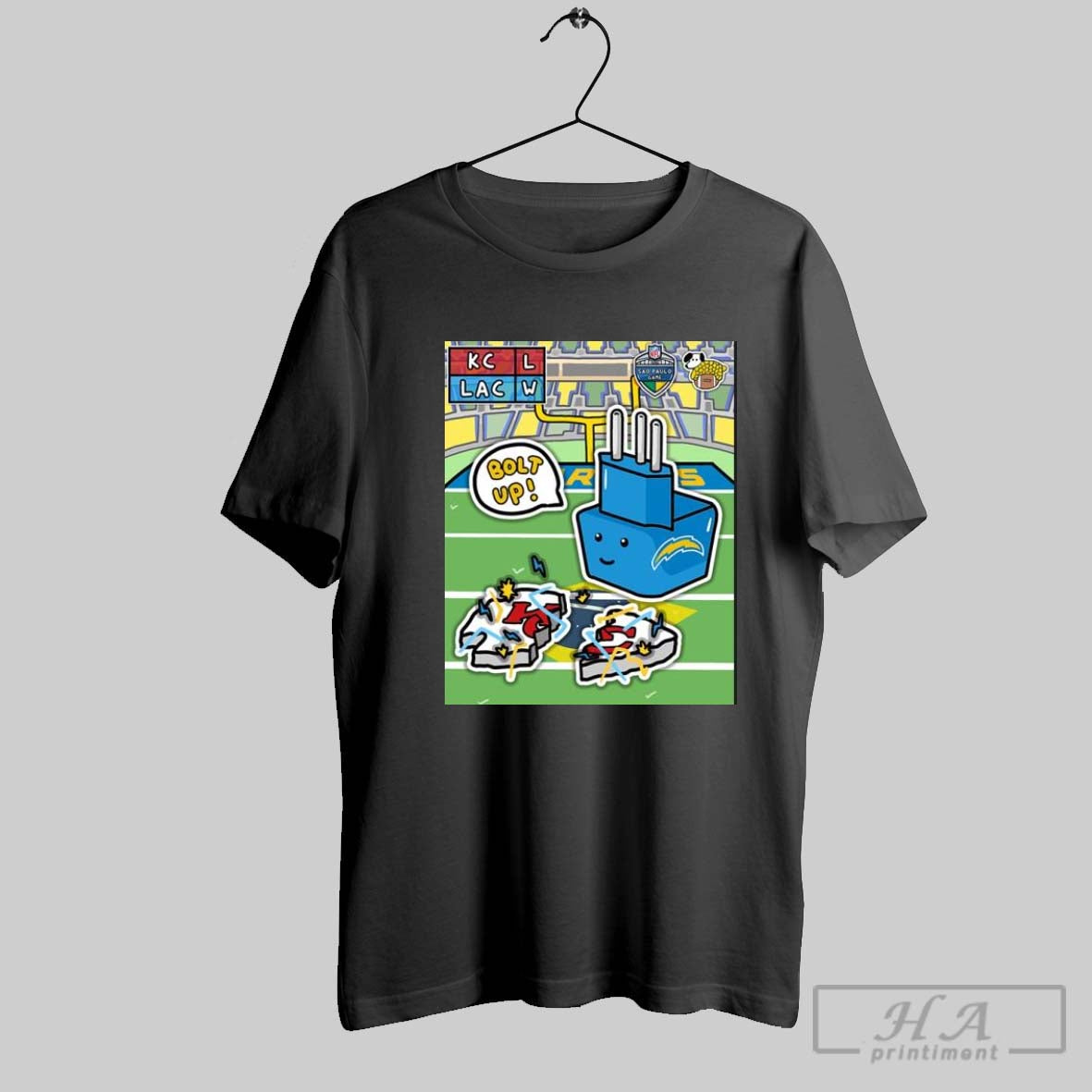 Official Los Angeles Chargers Win 27 21 Kansas City - Adult & Kids T-Shirts, Sweatshirts & Hoodies apparel design preview 1