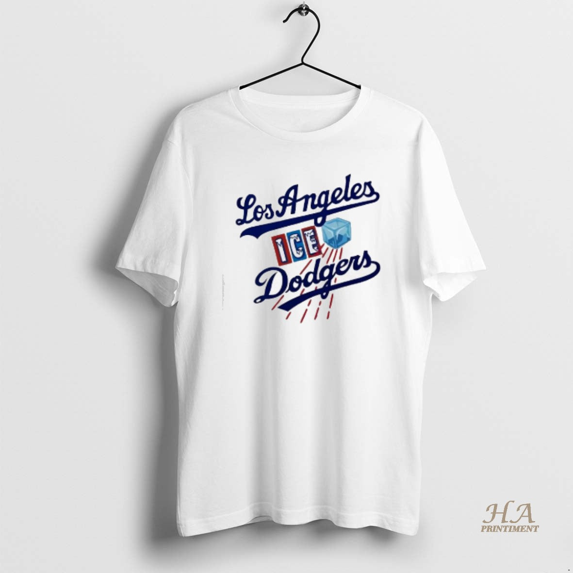 Official Los Angeles Dodgers Ice Retro - Adult & Kids T-Shirts, Sweatshirts & Hoodies apparel design preview 1