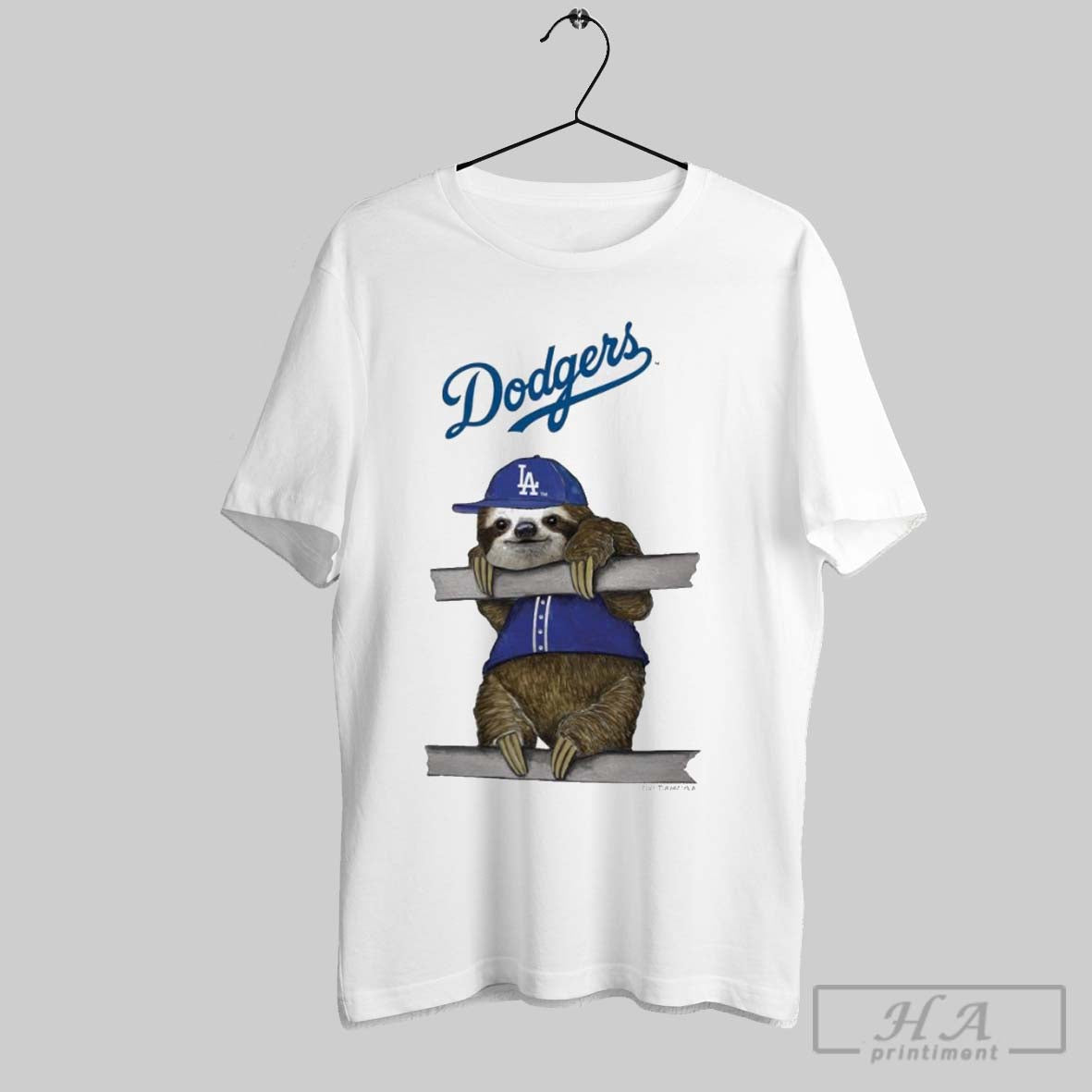 Official Los Angeles Dodgers Tiny Turnip Sloth 2025 - Adult & Kids T-Shirts, Sweatshirts & Hoodies apparel design preview 1