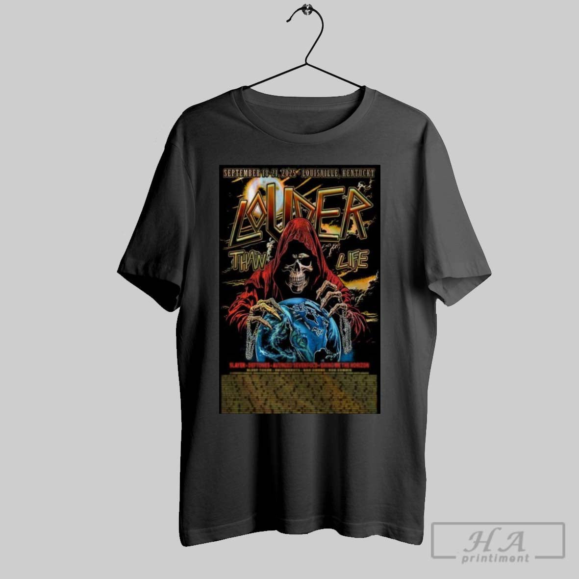Official Louder Than Life 2025 Highland Festival - Adult & Kids T-Shirts, Sweatshirts & Hoodies apparel design preview 1