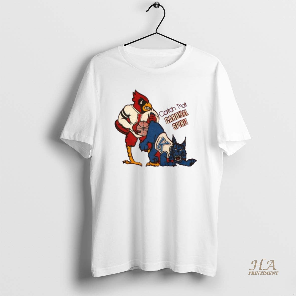 Official Louisville Cardinals Basketball Catch That - Adult & Kids T-Shirts, Sweatshirts & Hoodies apparel design preview 1
